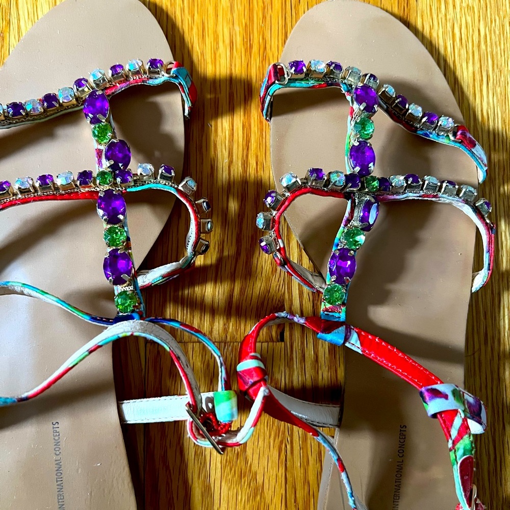 Inc floral Sandals